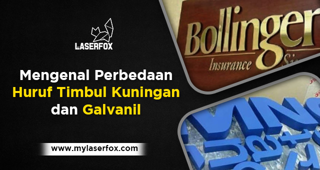 Perbedaan Huruf Timbul Kuningan dan Galvanil
