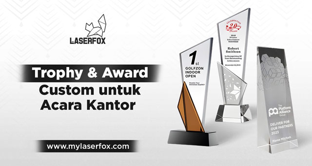 Trophy & Award Custom untuk Acara Kantor