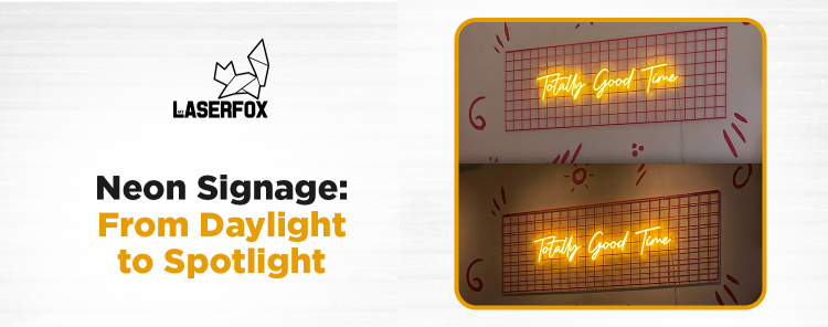 Neon Signage: From Daylight to Spotlight